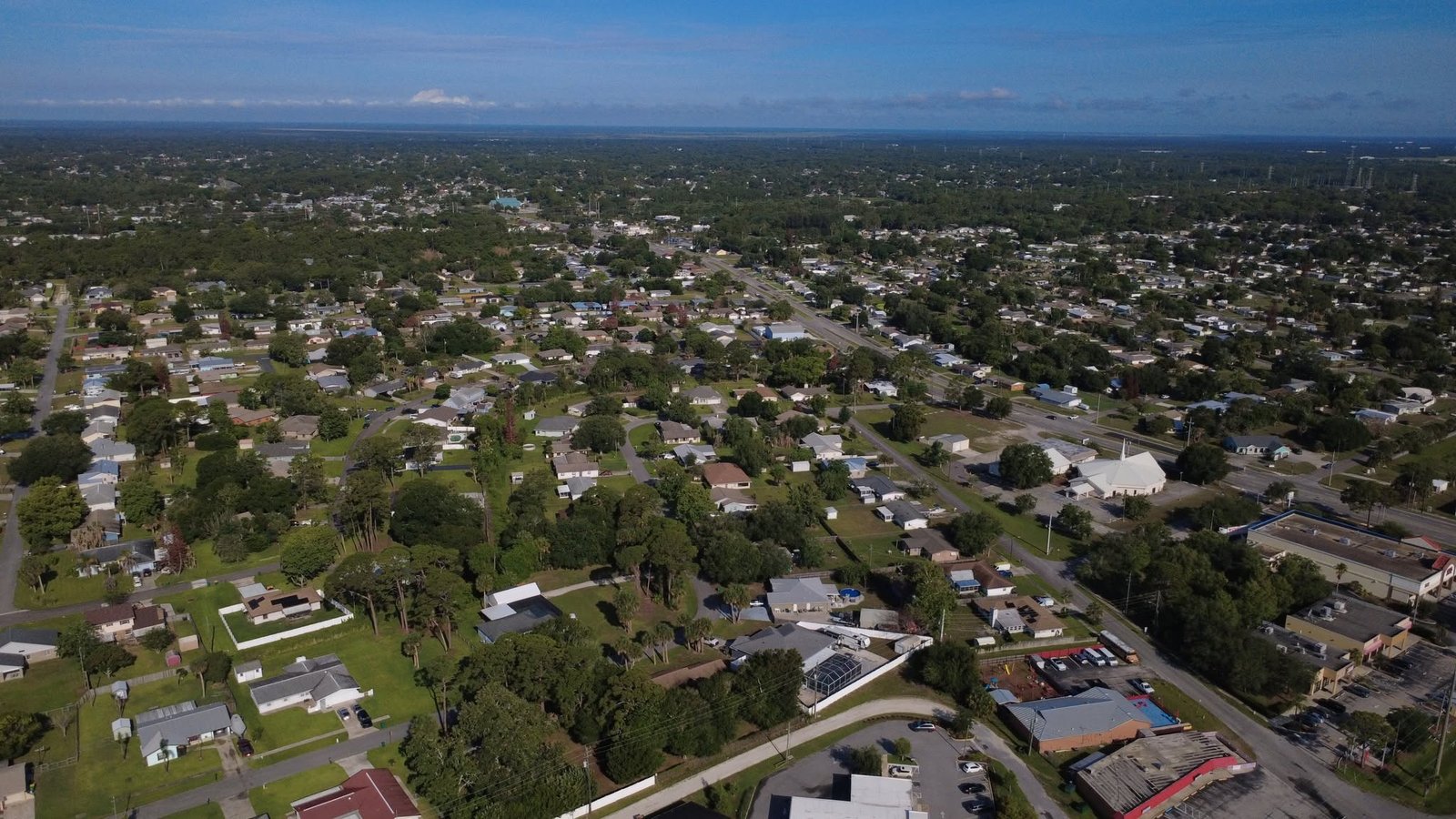 Port St. John neighborhood from above